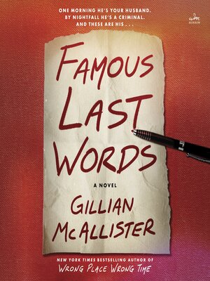 Famous Last Words - Audiobook